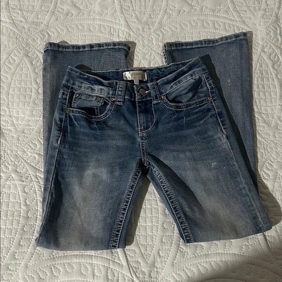 Shyanne Flare Jeans in Faded Blue - Picture 9 of 10